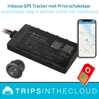 Inbouw GPS Tracker met PZ schakelaar